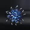 Moda Europea y Americana Estilo Nuevo Broche de Flor con Pedrería Broche de Pedrería de Aleación Accesorios para Ropa Pin Venta al por Mayor en Stock