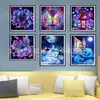 Comercio exterior transfronterizo pintura de diamantes 5D diamantes completos combinación de mariposa y flor pintura decorativa pintura de punto de cruz diy fábrica venta al por mayor