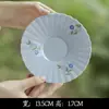 Serie de Juego de Té Pintado a Mano de las Dinastías Tang y Song, Juego de Té Kung Fu para Uso Doméstico, Incluye Gaiwan, Tetera, Tazas de Té, Posavasos, Recipiente para Té y Colección de Cuchara para Té