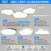 Nubes habitación infantil protección ocular luces de dormitorio luces de techo de espectro completo led ultrafinas alto valor de visualización dormitorio principal lámparas de sala de libros