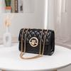 Bolsas para Mulheres 2023 Nova Bolsa Transversal Moderna de Alta Qualidade Estilo Coreano Versátil Bolsa de Ombro Bolsa de Corrente Matelassê Bolsa Feminina de Couro Genuíno