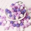 Pompones Coloridos de Alta Elasticidad, Bolas de Felpa Coloridas, Pompones Pequeños, Materiales y Accesorios de Manualidades DIY para Niños de Preescolar