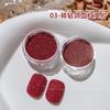 Adornos para uñas lentejuelas rojas cebolla roja polvo de diamante triturado polvo de espejo mágico brillos adornos para uñas