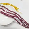 Cuentas Planas de Ábaco de 4 mm Cuentas de Vidrio de Cristal Cuentas de la Rueda de la Fortuna Ropa DIY Cuentas Sueltas Accesorios para el Cabello Accesorios para Bufanda y Collar