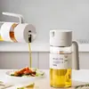 Botella Rociadora de Aceite de Vidrio con Apertura y Cierre Automático, Adecuada para Salsa de Soja y Vinagre, Botella de Vidrio Especializada para Salsa de Soja y Vinagre con Apertura y Cierre Automático