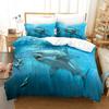 Funda nórdica de tiburón de aguas profundas juego de ropa de cama juego mundo submarino Funda nórdica Amazon