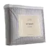 Colcha Matelassê Quadrada King com 2 Fronhas Cinza Microfibra - Lyor