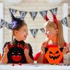 Decoraciones de Halloween Bolsa de Dulces Diablo Calabaza Bolsa de Dulces Murciélago Niños Bolsa de Regalo para Niños Bolso Tote de Fieltro DIY
