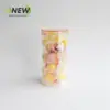 Lata Plástica Transparente Espiral Boca 85mm 900ml Embalagem de Armazenamento para Chá Aromatizado, Oleaginosas e Grãos Diversos Lata Selada Lata de Plástico Pet