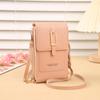 Venta Directa de Fábrica Nueva Bolsa Transparente con Pantalla Táctil para Teléfono Móvil Bolso Pequeño Cruzado Moderno y Sencillo Bolso para Teléfono Móvil de Mujer Billetera Estilo Vertical