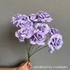 Flores Artificiales para Boda Colección Morada Serie Salón de Bodas Jardín Monet Arco Exterior Muro de Flores Estudio Fotográfico Floral Paisajismo