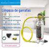 Máquina de limpeza de tubos de ar condicionado automotivo, frasco de limpeza para sistema de refrigeração, limpador de manutenção sem desmontagem para tubulações, ferramenta de suspensão para frasco