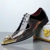 Amazon AliExpress Venta Caliente Transfronterizo Hombres Estilo Británico Múltiples Estilos Formal de Negocios Punta Puntiaguda Zapatos de Cuero Hombres 25912
