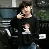 Camiseta de Manga Longa para Meninos Estilo Primavera e Outono Casual Desenho Animado Camada Base Roupas de Outono Algodão Puro 2026 Novo Estilo Meninos Bebês Roupas Infantis