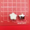 Prata Eletrodepositada Laço de Coração Estrela Borboleta Flor Acessórios Plásticos DIY Capa de Celular Grampo de Cabelo Fivela de Sapato Materiais
