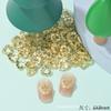 Nuevas Joyas de Arte de Uñas Transfronterizas Amor Cruz Hueco Tridimensional Corazón Metal Arte de Uñas Usable Joyería para Uñas Fábrica
