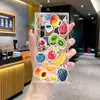 Funda para Teléfono Móvil de Comercio Electrónico Transfronterizo con Pantalla Completa Diseño de Frutas de Verano para Samsung S25Ultra Transparente Cobertura Total S24 Funda Protectora para Mujer