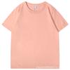 Camiseta personalizada de algodão puro com peso pesado, logotipo impresso, uniforme de grupo, roupas de trabalho, gola redonda, uniforme de classe, atividade, 220g, penteado e justo