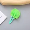 Pinza para el cabello de Chifón Floral con Cinta Estilo Coreano para Niñas Pinza Bb Accesorio para el Cabello de Princesa Pinza para el Cabello Directo del Fabricante