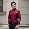 Camisa Branca Masculina de Manga Longa Casual Business Outono Moda Coreana Polegada Preta Bonito Ferramenta Profissional Camisa Moda Masculina