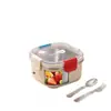 Uau, lancheira escolar, aço inoxidável 304, hermética, perfeita para lanches escolares, fácil de transportar e ideal para embalar refeições