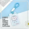 Portatarjetas de Cuello para Estudiantes, Tarjeta de Identificación, Tarjeta de Campus, Tarjeta de Comedor, Estuche Deslizante para Tarjetas, Venta al por Mayor, Portatarjetas de Identificación Unisex, Cubierta Protectora, Estuche Rígido
