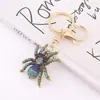 Llavero de Araña con Diseño de Nicho Full Diamante, Estilo Vintage de Lujo Ligero, Accesorio Decorativo Unisex, Llavero al por Mayor
