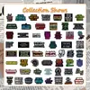 55 Novos Adesivos de Grafite com Fundo Preto e Frases Satíricas, Decoração Criativa para Copos Térmicos, Cadernos e Skateboards