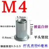 Tuercas remachables galvanizadas, tuercas de zinc con recubrimiento de color y cabeza plana con nervaduras verticales, tuercas de cabeza redonda con superficie moleteada, M3-M12, cabeza redonda, a prueba de óxido, y diseñadas para un apriete manual fuerte