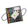 Set de Pintura de 59 Piezas Caja de Regalo para Niños Bolígrafo de Acuarela al por Mayor Set de Papelería para Niños Pequeños Estudiantes Crayón Óleo Pastel
