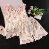 Pijama para Niñas Conjunto de Camisola y Shorts 2026 Nuevo Verano Lindo Conjunto de Ropa de Dormir Infantil para Niñas Pequeñas