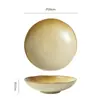Platos cerámicos de estilo western vintage, platos de forma única para restaurantes y uso doméstico, platos para ensalada, platos para el desayuno, platos de presentación elegantes y atractivos