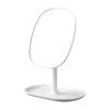 Espelho de Maquiagem de Plástico para Mesa de Estudo em Dormitório Estudantil, Espelho de Mesa de Maquiagem de Lado Único, Quadrado, Rotativo, com Base, Espelho de Beleza