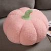 Almohada de Calabaza Simulada Terciopelo Teddy Simple Adornos Decoración Hogar Apoyos Halloween Juguetes de Peluche Transfronterizo