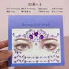 Nuevas Pegatinas Faciales Transfronterizas, Pegatinas de Diamantes, Pegatinas Faciales Acrílicas, Pegatinas de Cristal, Pegatinas Faciales de Pedrería