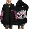 Ropa de Stray Kids Rockstar Singer Sudadera con Capucha Estampada Harajuku Holgada con Cremallera Sudadera al por Mayor