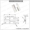Colección de Bisagras de Acero Inoxidable 304 para Puertas de Madera, Puertas de Gabinetes Industriales, Bisagras Plegables Engrosadas, Bisagras Plegables de Apertura Plana, Venta al por Mayor de Hojas Sueltas