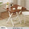 Mesa Pequeña Mesa Plegable Hogar Apartamento Pequeño Mesa de Comedor Sencilla Casa de Alquiler Exterior Puesto Portátil Comedor Mesa Cuadrada