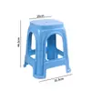 Taburete de plástico engrosado silla de plástico para el hogar taburete de plástico para zapatos banco de plástico taburete alto para adultos apilable venta al por mayor