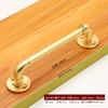Punção sem punção de porta de madeira Antique Retro Puxador liso Gold Antique Silver Zinc Alloy American Style Door Cabinet Door Handle