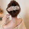 Grampo Bico de Pato com Laço de Renda Suave Estilo Coreano para Mulheres, de Alta Qualidade e Elegante, Presilha Doce para Penteado Updo na Parte de Trás da Cabeça