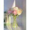 Rosa falsa flor artificial decoración de flores mesa escritorio sala de estar dormitorio decoración adornos eterno ramo de flores secas