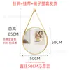 Estilo nórdico Dressing Mirror Wall Hanging Light Banheiro de luxo Round pendurado Espelho de parede pendurado Banheiro Espelho Banheiro Maquiagem Grande Espelho redondo