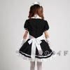 Venta de liquidación: Disfraz de Sirvienta Silenciosa Cosplay, Sirvienta de Restaurante, Atuendo de Performance de Anime, Sirvienta Blanco y Negro