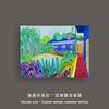 Novo David Hockney Normandy Primavera Coleção Pintura Paisagem Verde Nicho Decorativo Core Poster
