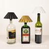 Suporte de Lâmpada Personalizado para Garrafa de Vinho Fabricante Bar Restaurante Armário de Vinho Atmosfera Garrafa de Vinho Luminária de Mesa Pequena Controle Remoto RGB Toque Lâmpada de Garrafa de Vinho
