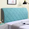 Funda gruesa acolchada de alta gama para cabecero de cama de dormitorio, funda suave para respaldo de cama de madera, funda antipolvo todo incluido para todas las estaciones