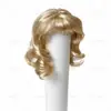 Pelucas para mascotas transfronterizas, pelucas de ganso, pelucas de ganso para porche, sombreros grandes de cabeza de ganso, disfraz divertido con pelo largo trenzado