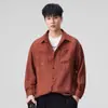 Ropa de Hombre Xintang Chaqueta suave para hombre antiarrugas, versátil, holgada, agradable para la piel, cómoda, con buena caída, camisa de manga larga de marca para hombre