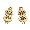 Colgante de símbolo de dólar de aleación retro directo de fábrica para pulsera, collar, pendientes hechos a mano, accesorios de joyería